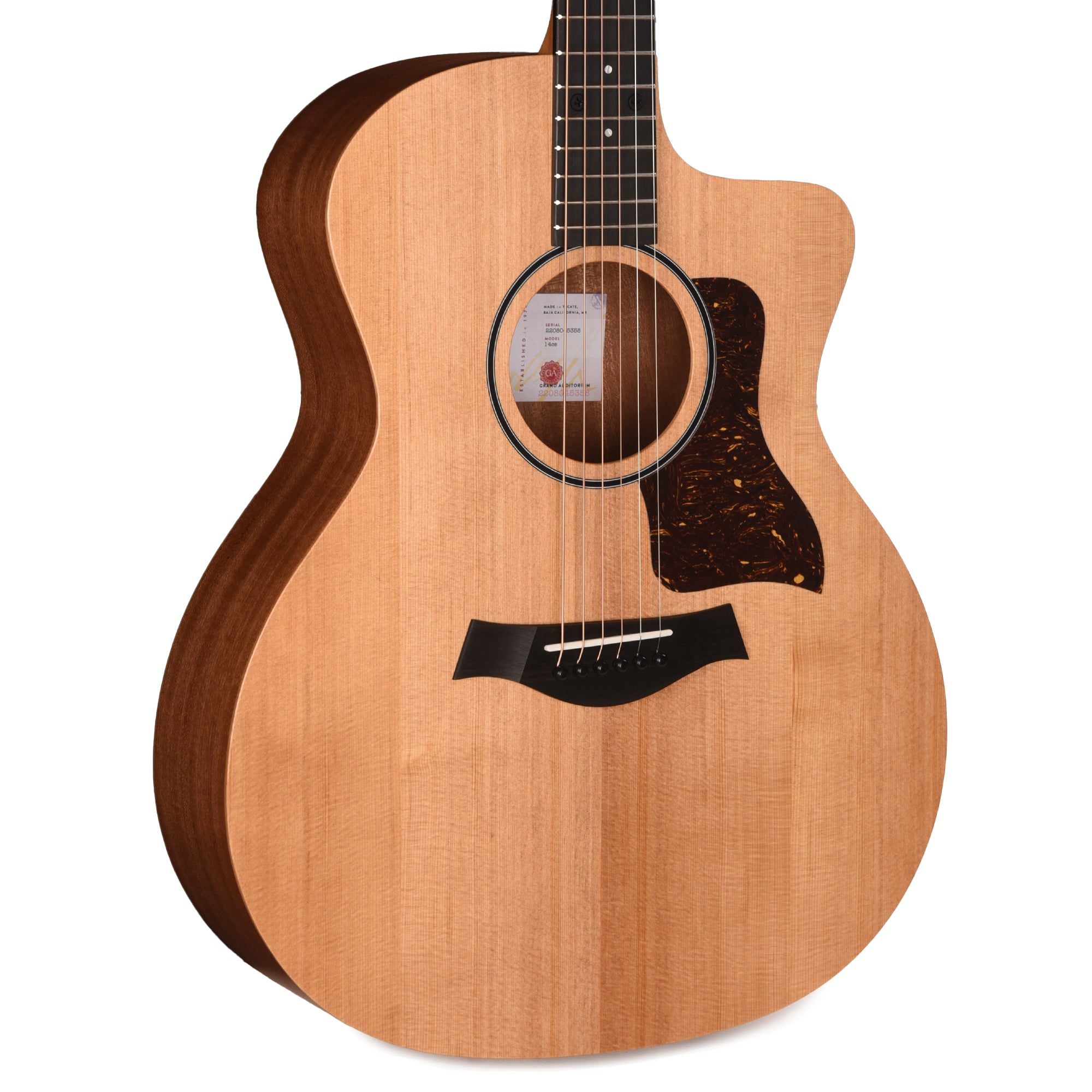Taylor 14ce Torrefied Spruce/African Sapele Natural w/Fishman Sonitone GT-2 Acoustic Guitars / OM and Auditorium