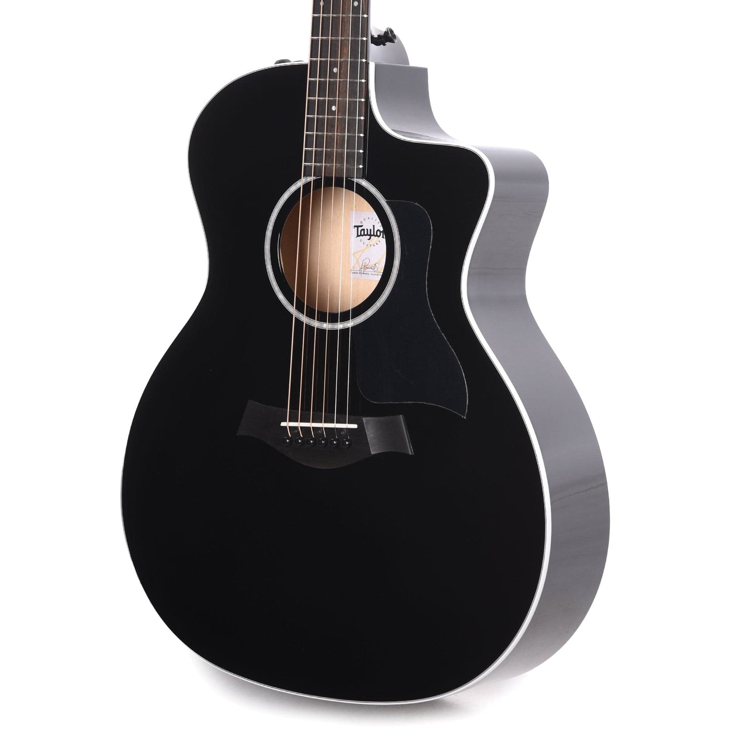 Taylor 214ce-BLK Plus Grand Auditorium Spruce/Big Leaf Maple Black Acoustic Guitars / OM and Auditorium