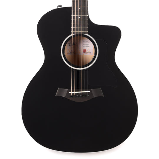 Taylor 214ce-BLK Plus Grand Auditorium Spruce/Big Leaf Maple Black Acoustic Guitars / OM and Auditorium