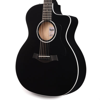 Taylor 214ce-BLK Plus Grand Auditorium Spruce/Big Leaf Maple Black Acoustic Guitars / OM and Auditorium
