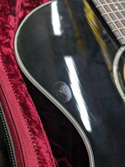 Taylor 214ce-BLK Plus Grand Auditorium Spruce/Big Leaf Maple Black Acoustic Guitars / OM and Auditorium