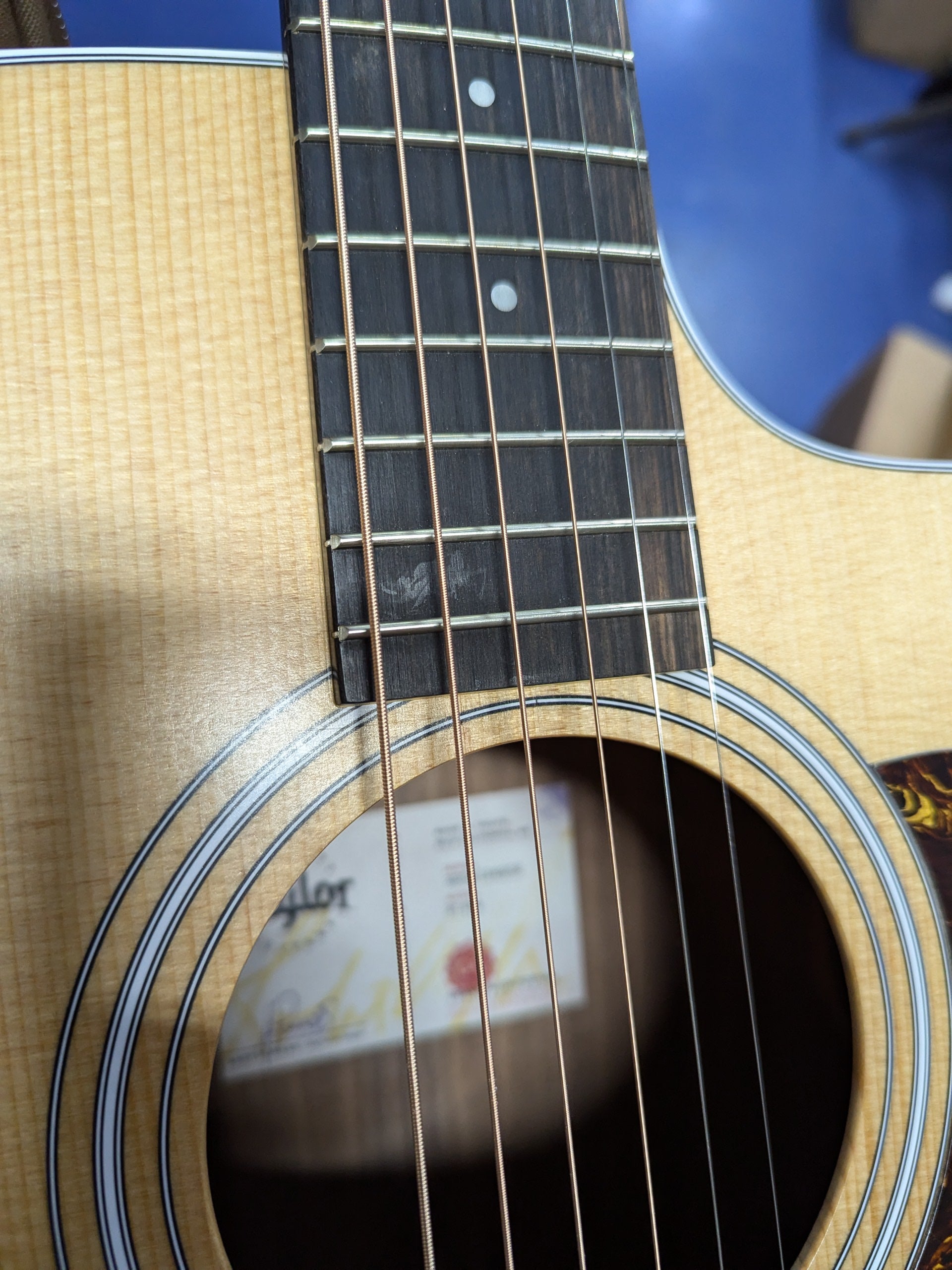 Taylor 214ce Grand Auditorium Torrefied Spruce/Walnut Natural ES2 Factory B-Stock Acoustic Guitars / OM and Auditorium