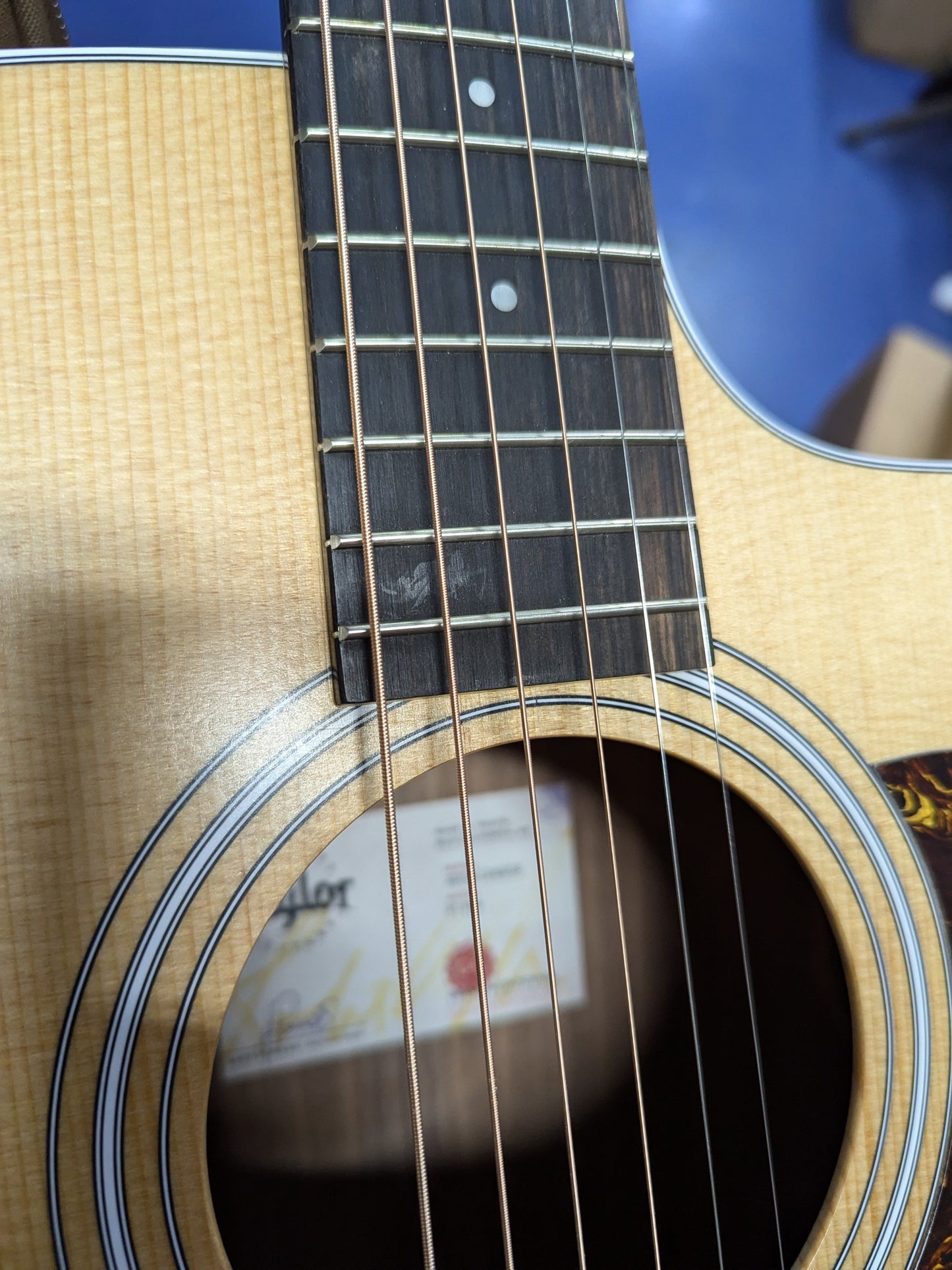 Taylor 214ce Grand Auditorium Torrefied Spruce/Walnut Natural ES2 Factory B-Stock Acoustic Guitars / OM and Auditorium