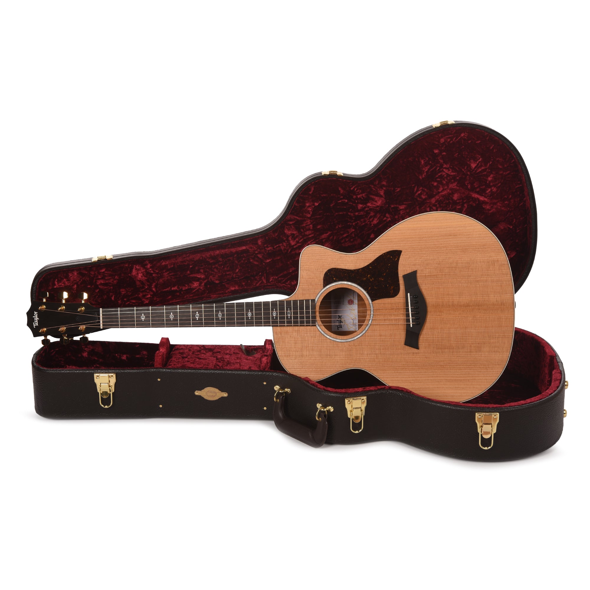 Taylor 214ce-K DLX Grand Auditorium Sitka/Koa Natural Acoustic Guitars / OM and Auditorium