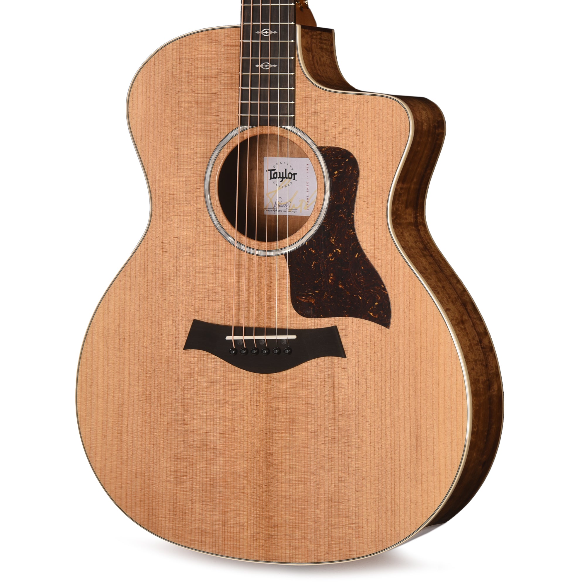 Taylor 214ce-K DLX Grand Auditorium Sitka/Koa Natural Acoustic Guitars / OM and Auditorium