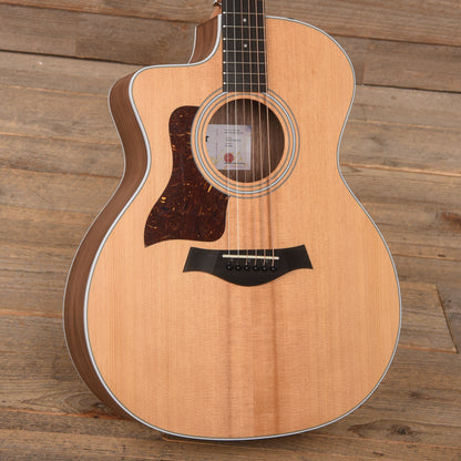 Taylor 214ce LEFTY Grand Auditorium Sitka/Walnut Natural ES2 Acoustic Guitars / OM and Auditorium