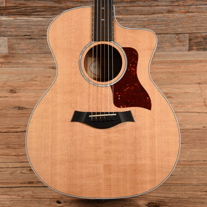 Taylor 214ce-QS DLX LTD Quilted Sapele Natural 2022 Acoustic Guitars / OM and Auditorium