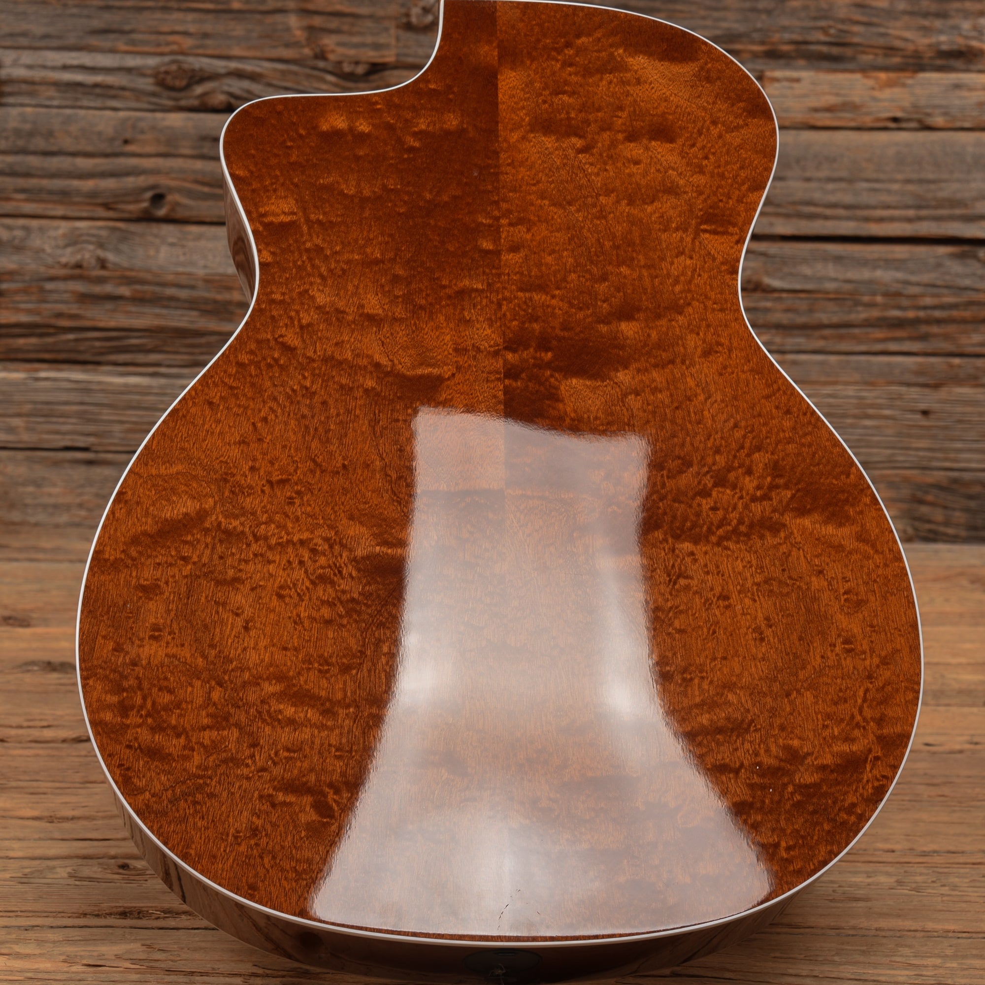 Taylor 214ce-QS DLX LTD Quilted Sapele Natural 2022 Acoustic Guitars / OM and Auditorium