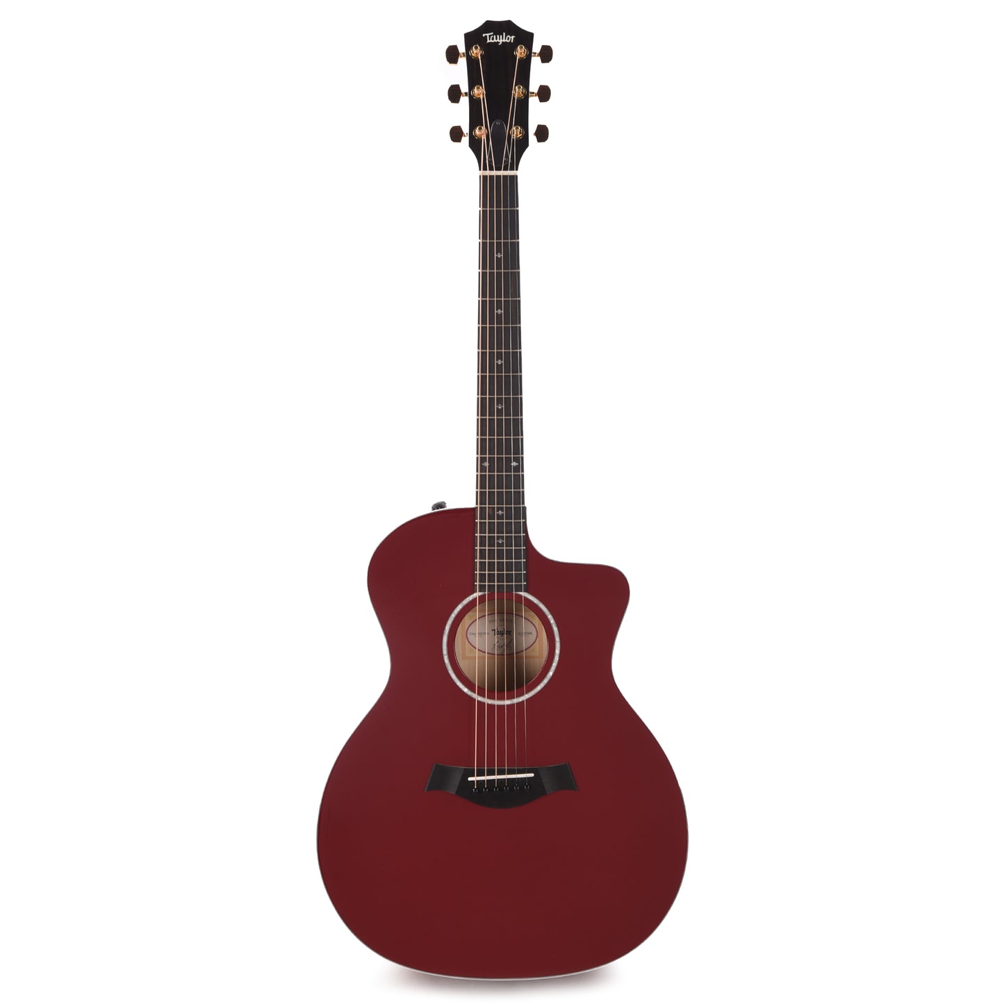 Taylor 214ce-RED Deluxe Grand Auditorium Sitka/Maple Red ES2 Acoustic Guitars / OM and Auditorium
