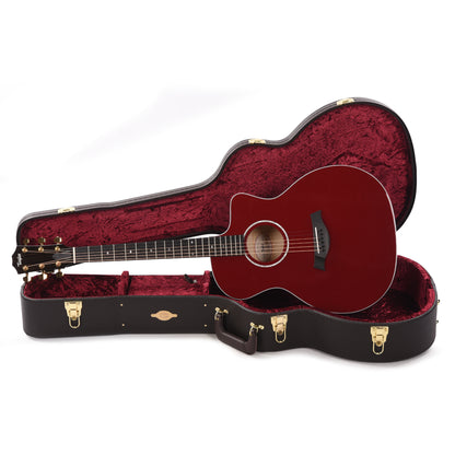 Taylor 214ce-RED Deluxe Grand Auditorium Sitka/Maple Red ES2 Acoustic Guitars / OM and Auditorium