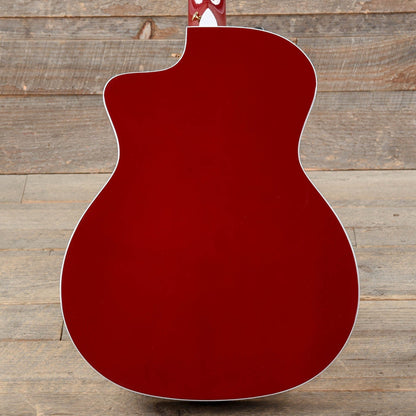 Taylor 214ce-RED Deluxe Grand Auditorium Sitka/Maple Red ES2 w/Hardshell Case Acoustic Guitars / OM and Auditorium