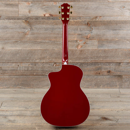 Taylor 214ce-RED Deluxe Grand Auditorium Sitka/Maple Red ES2 w/Hardshell Case Acoustic Guitars / OM and Auditorium