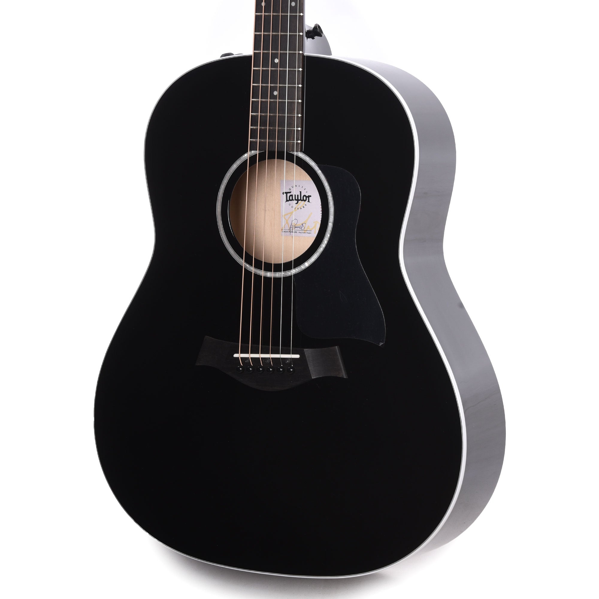 Taylor 217e-BLK Plus Grand Pacific Spruce/Big Leaf Maple Black Acoustic Guitars / OM and Auditorium