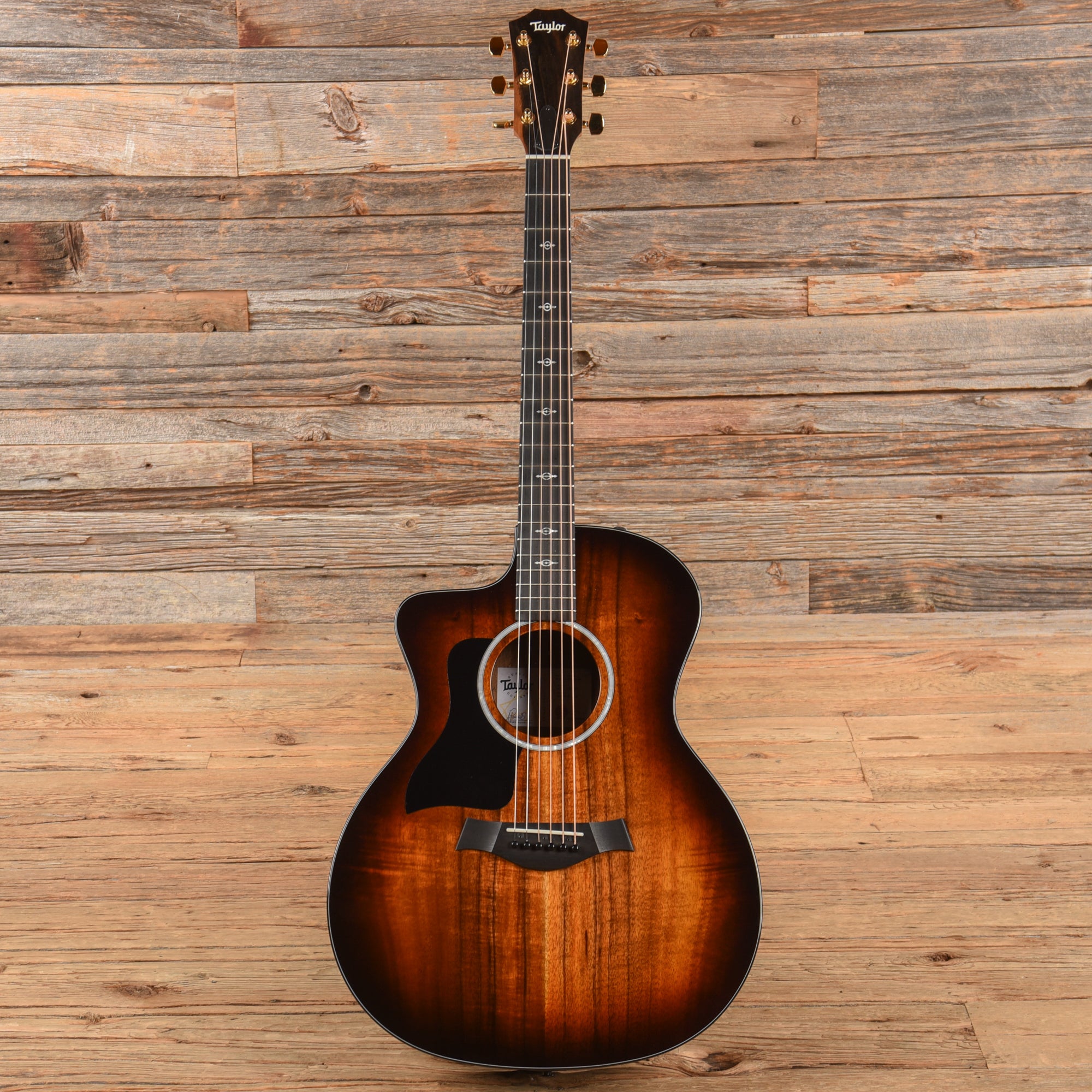 Taylor 224ce-DLX Sunburst 2023 LEFTY Acoustic Guitars / OM and Auditorium