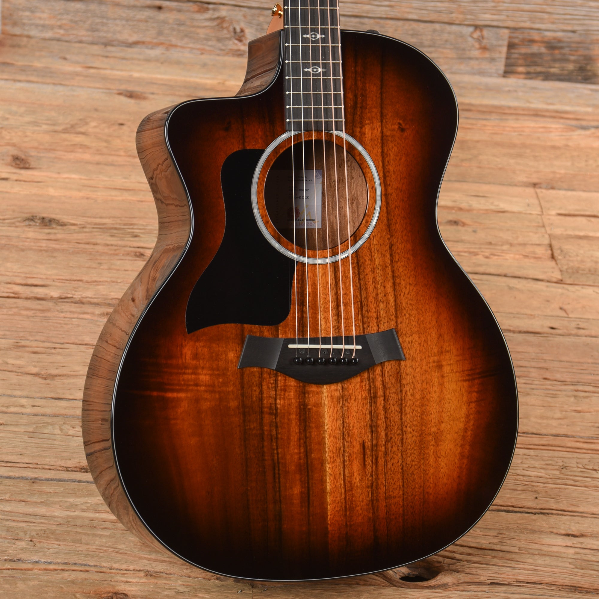 Taylor 224ce-DLX Sunburst 2023 LEFTY Acoustic Guitars / OM and Auditorium