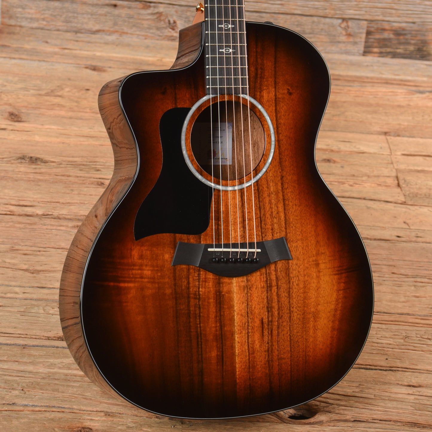 Taylor 224ce-DLX Sunburst 2023 LEFTY Acoustic Guitars / OM and Auditorium