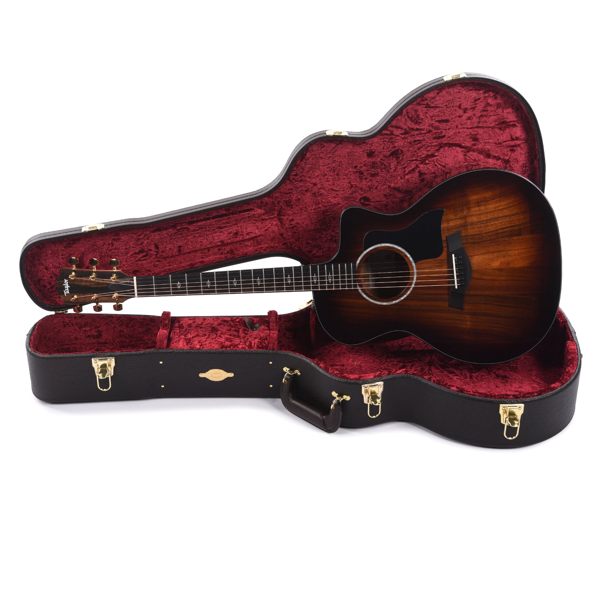 Taylor 224ce-K Deluxe Grand Auditorium Hawaiian Koa Shaded Edgeburst ES2 Acoustic Guitars / OM and Auditorium