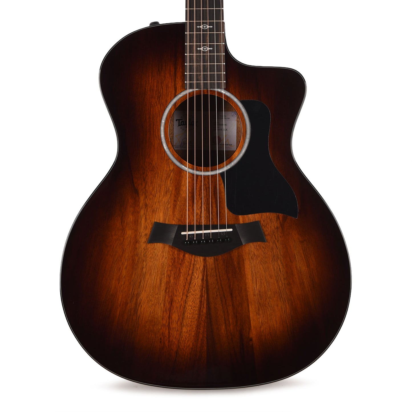 Taylor 224ce-K DLX Grand Auditorium Hawaiian Koa Shaded Edgburst ES2 Acoustic Guitars / OM and Auditorium