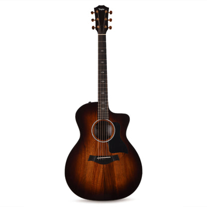 Taylor 224ce-K DLX Grand Auditorium Hawaiian Koa Shaded Edgburst ES2 Acoustic Guitars / OM and Auditorium
