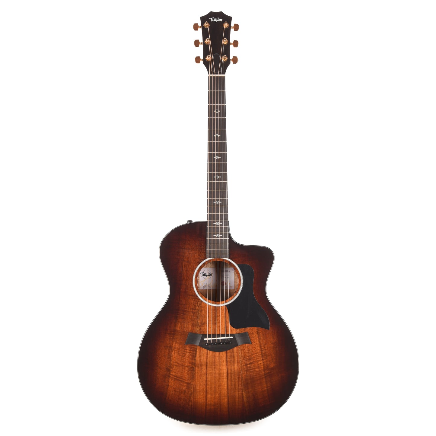 Taylor 224ce-K DLX Grand Auditorium Hawaiian Koa Shaded Edgburst ES2 Acoustic Guitars / OM and Auditorium