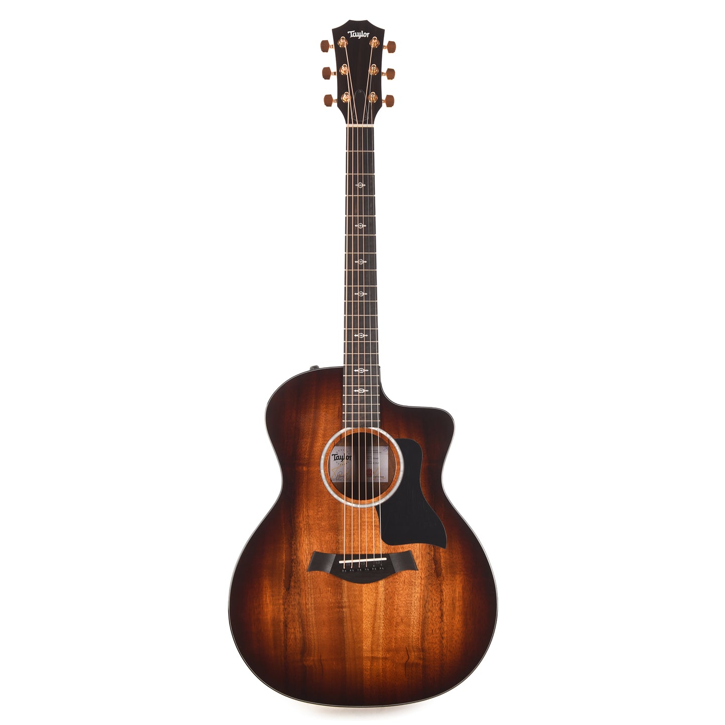 Taylor 224ce-K DLX Grand Auditorium Hawaiian Koa Shaded Edgburst ES2 Acoustic Guitars / OM and Auditorium