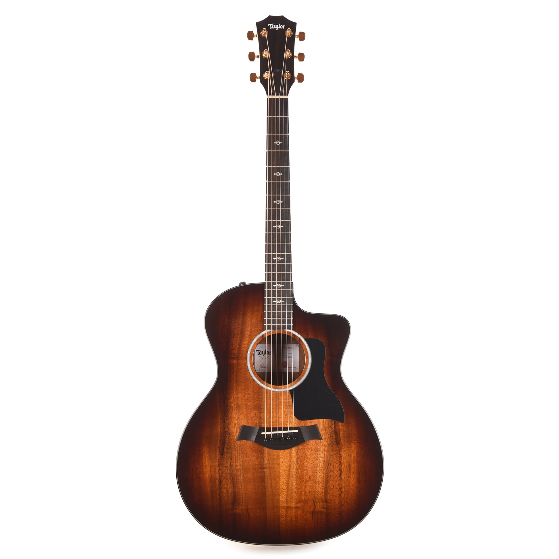 Taylor 224ce-K DLX Grand Auditorium Hawaiian Koa Shaded Edgburst ES2 Acoustic Guitars / OM and Auditorium