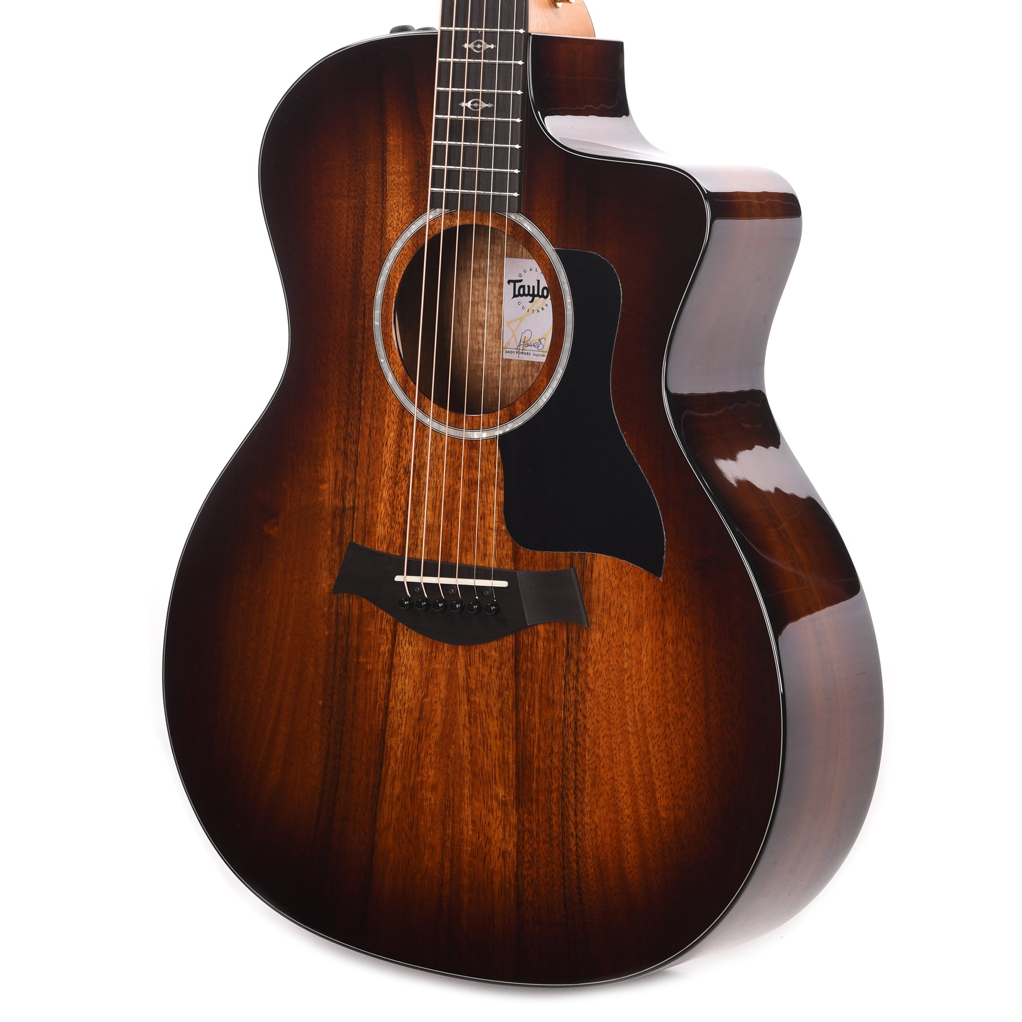 Taylor 224ce-K DLX Grand Auditorium Hawaiian Koa Shaded Edgburst ES2 Acoustic Guitars / OM and Auditorium