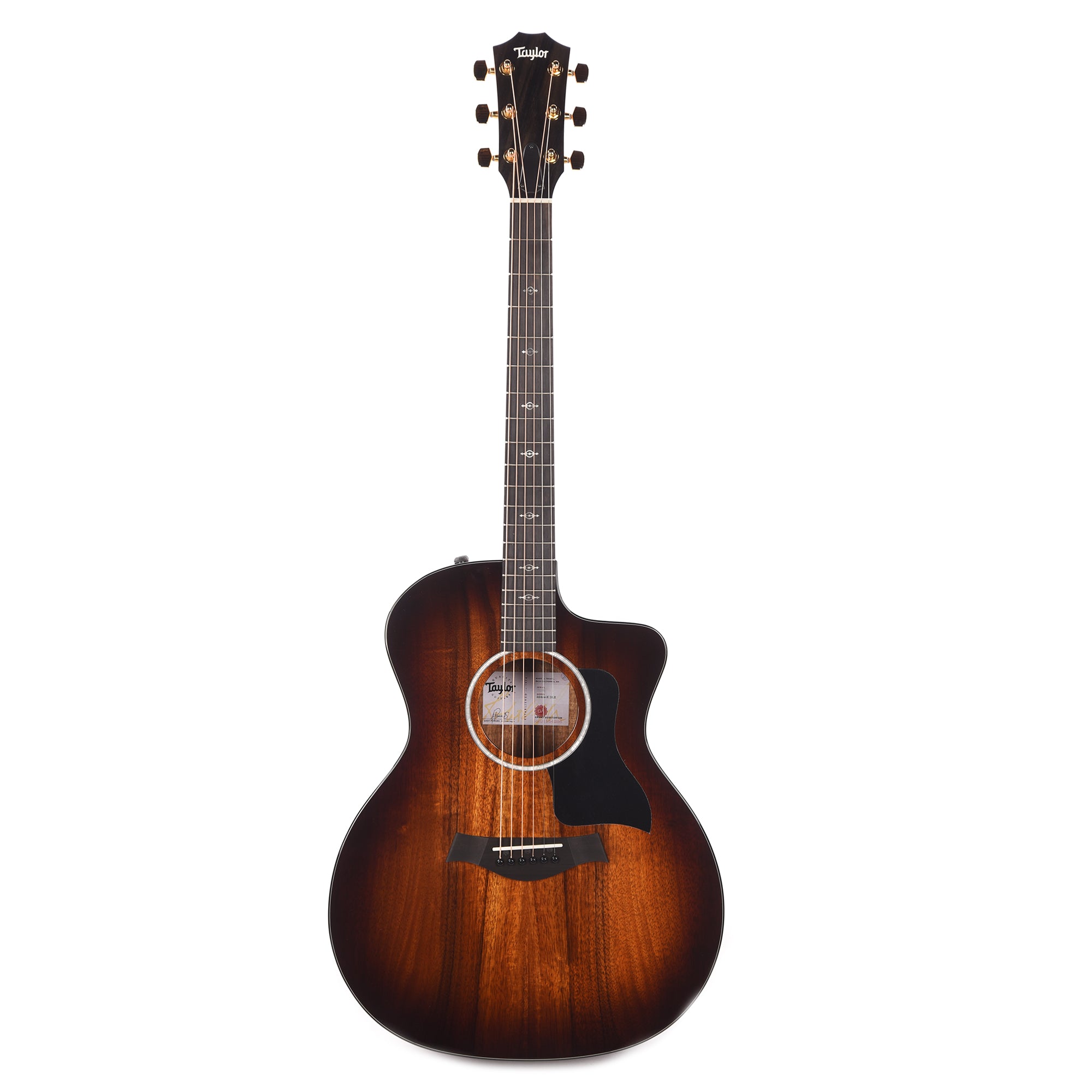 Taylor 224ce-K DLX Grand Auditorium Hawaiian Koa Shaded Edgburst ES2 Acoustic Guitars / OM and Auditorium