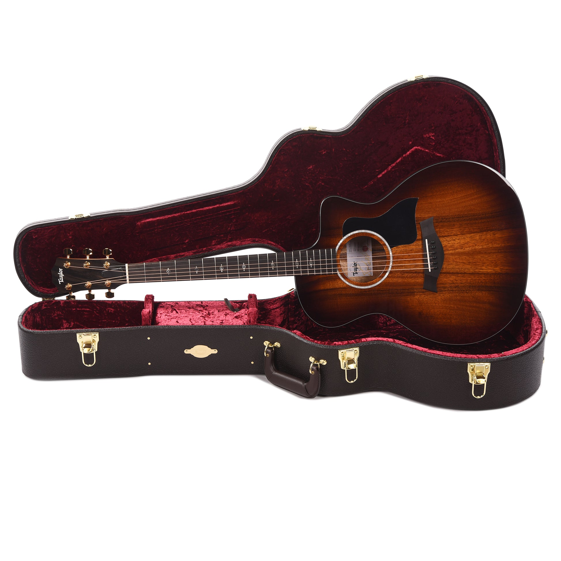 Taylor 224ce-K DLX Grand Auditorium Hawaiian Koa Shaded Edgburst ES2 Acoustic Guitars / OM and Auditorium
