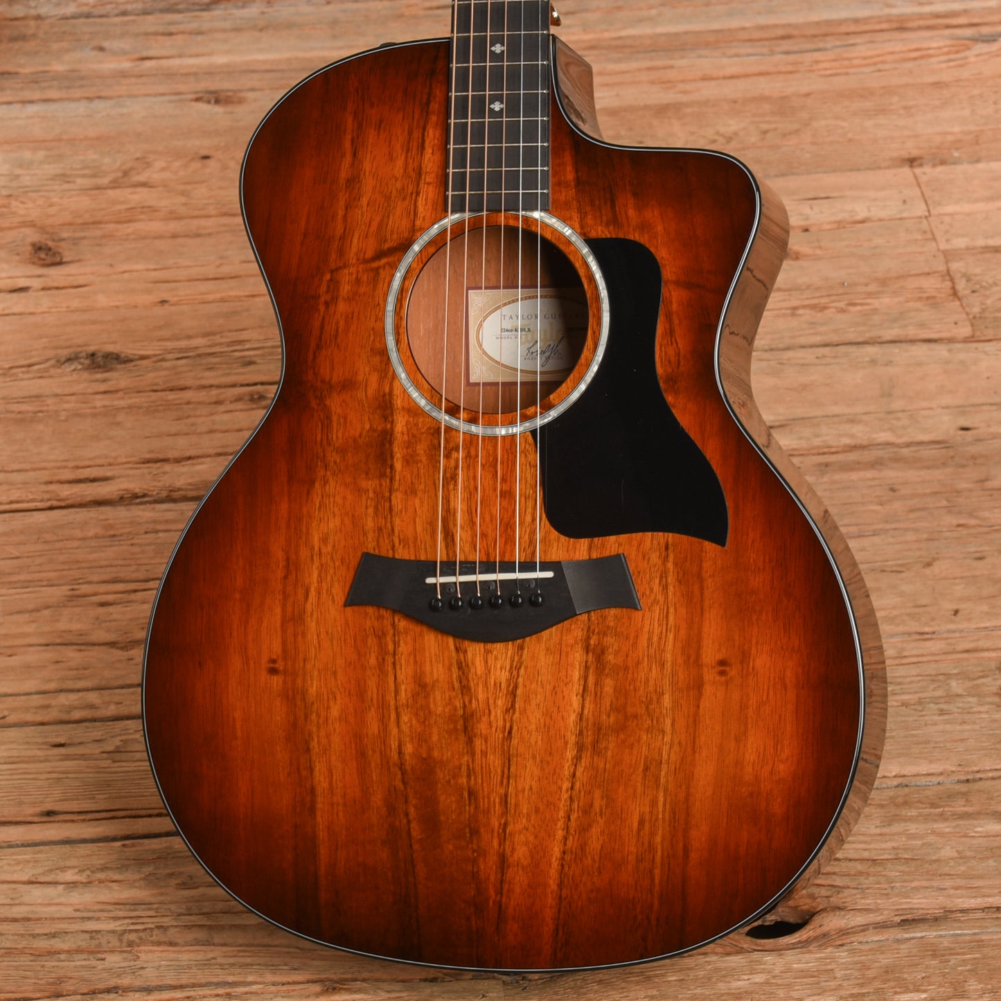 Taylor 224ce-K DLX Shaded Edge Burst 2020 Acoustic Guitars / OM and Auditorium