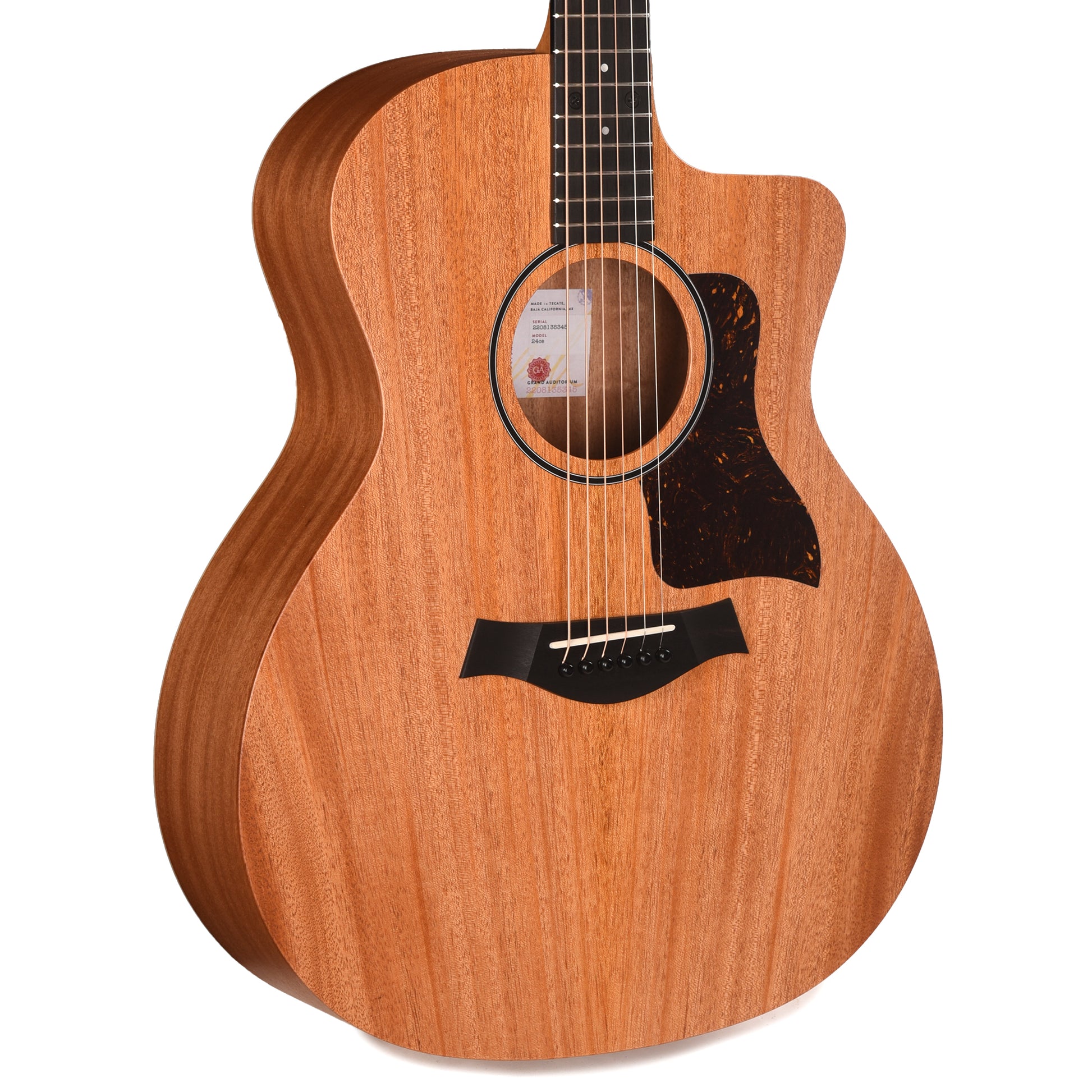 Taylor 24ce Neo-Tropical Mahogany/African Sapele Natural w/Fishman Sonitone GT-2 Acoustic Guitars / OM and Auditorium