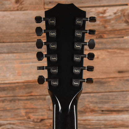 Taylor 250ce BLK-DLX Black 2019 Acoustic Guitars / OM and Auditorium