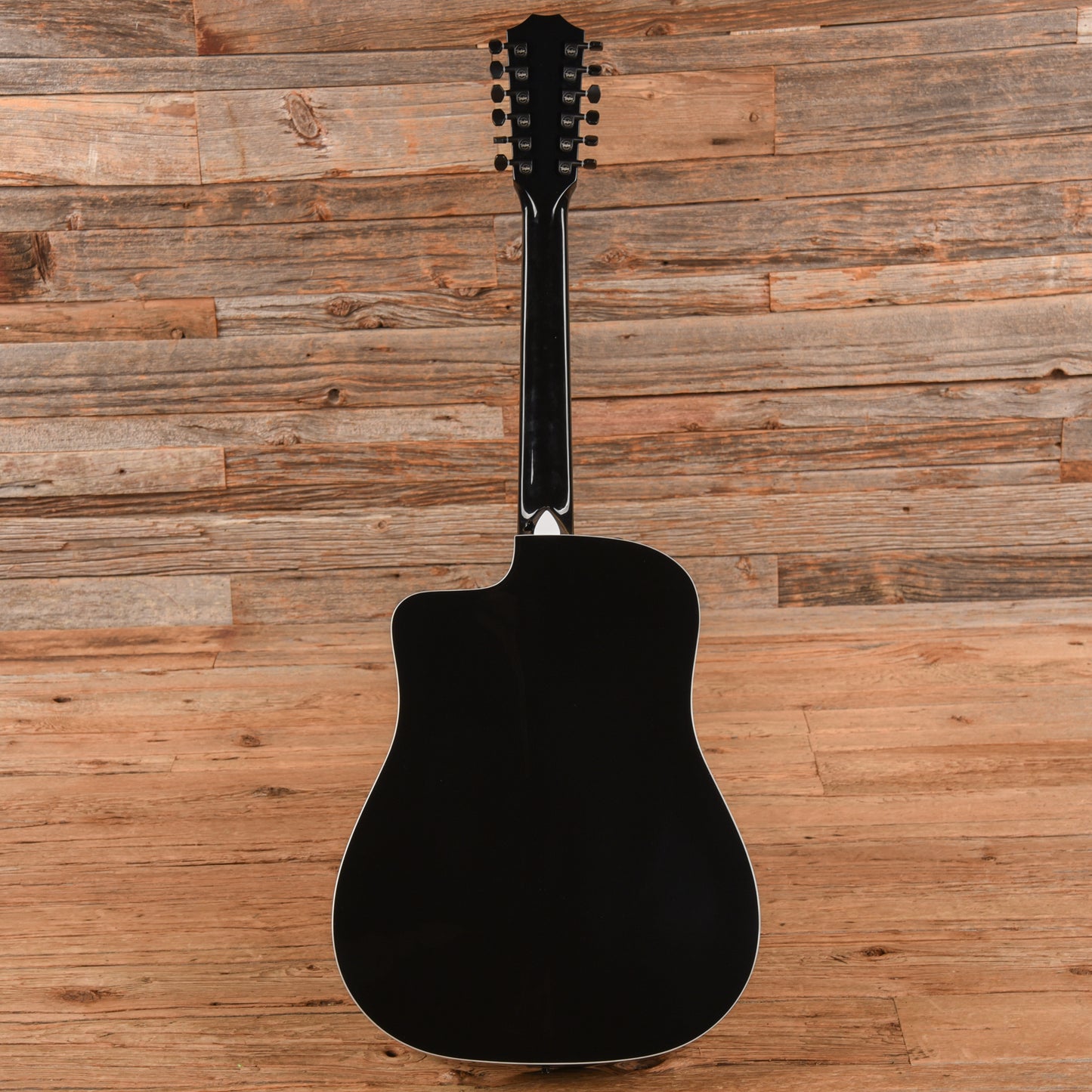 Taylor 250ce BLK-DLX Black 2019 Acoustic Guitars / OM and Auditorium