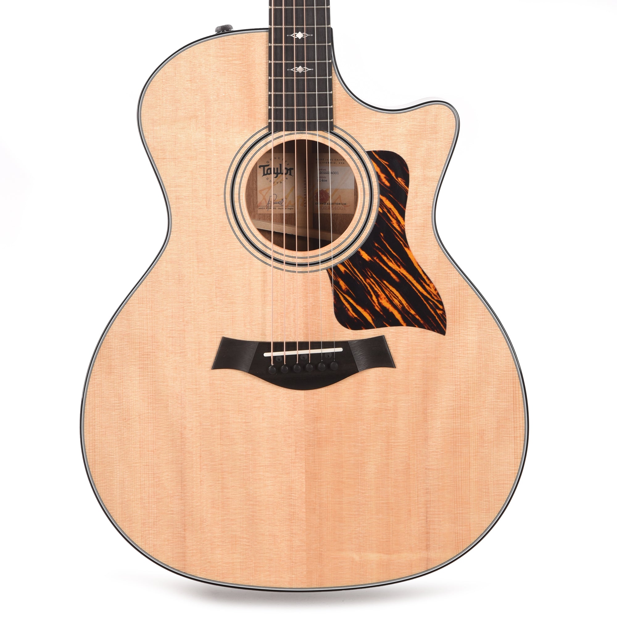 Taylor 314ce Grand Auditorium Sitka/Sapele Natural ES2 Acoustic Guitars / OM and Auditorium