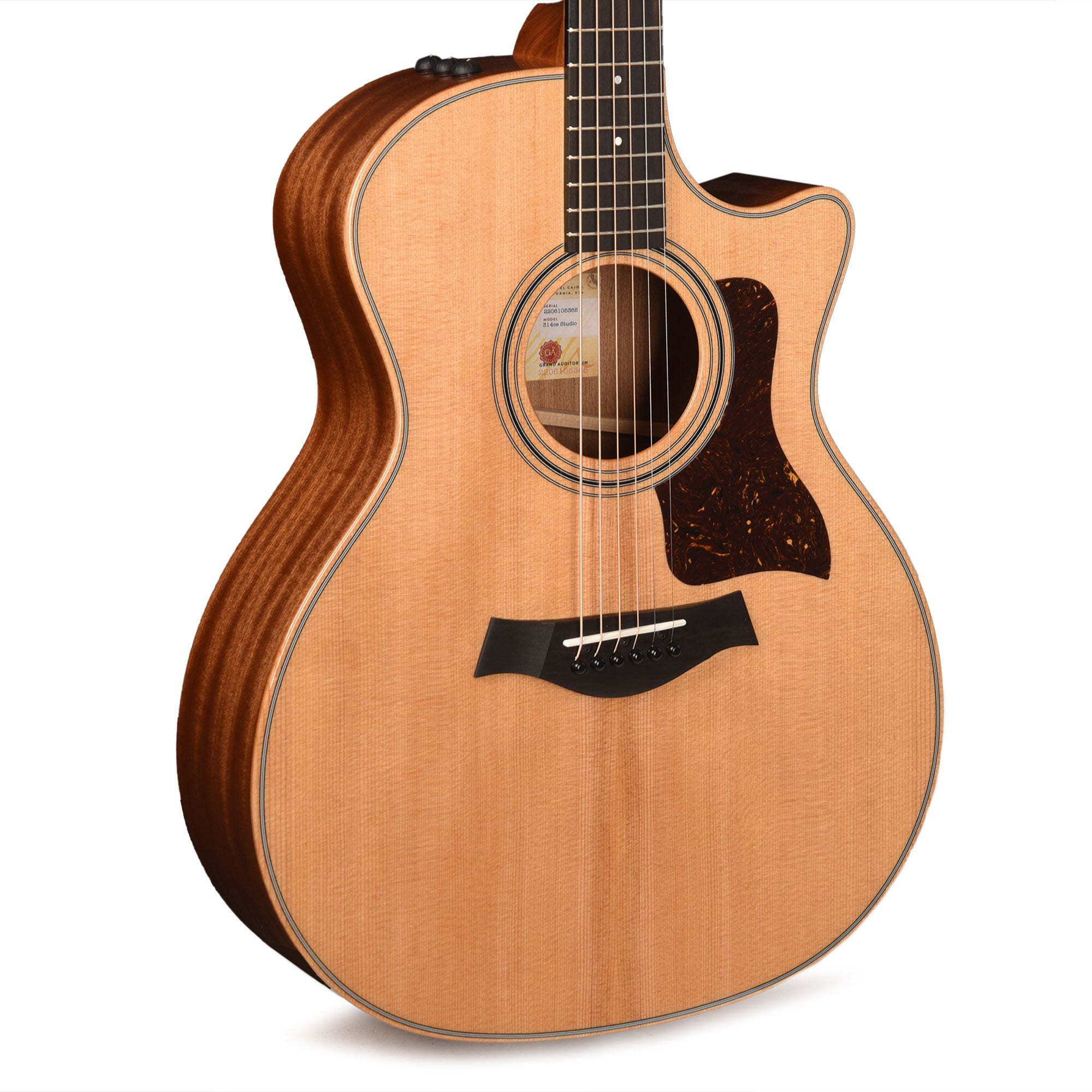 Taylor 314ce Studio Grand Auditorium Torrefied Sitka/Sapele Natural ES2 Acoustic Guitars / OM and Auditorium