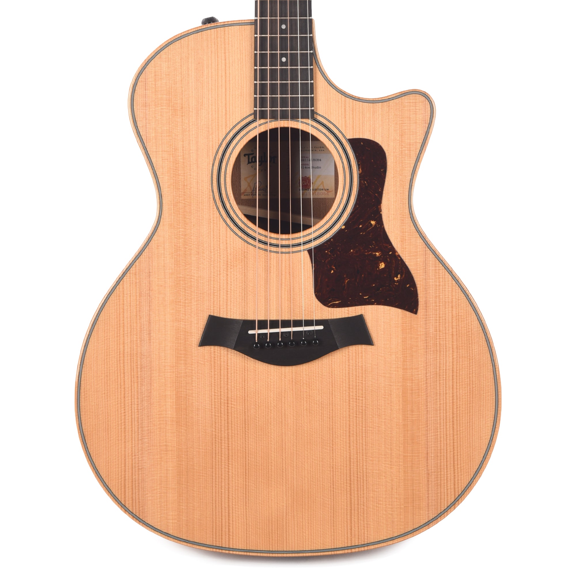 Taylor 314ce Studio Grand Auditorium Torrefied Sitka/Sapele Natural ES2 Acoustic Guitars / OM and Auditorium