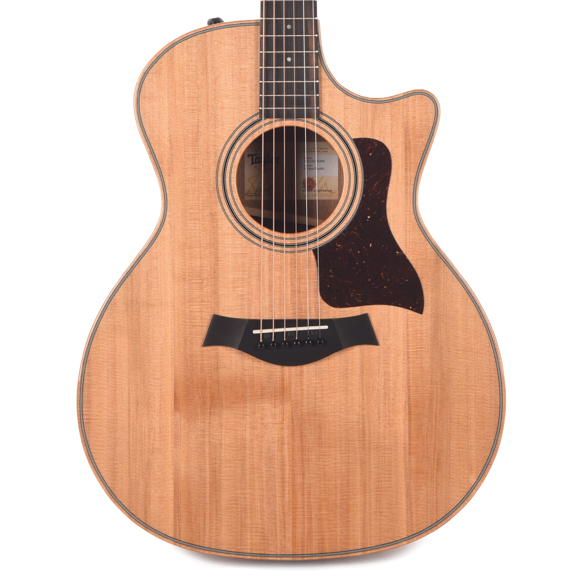 Taylor 314ce Studio Grand Auditorium Torrefied Sitka/Sapele Natural ES2 Acoustic Guitars / OM and Auditorium