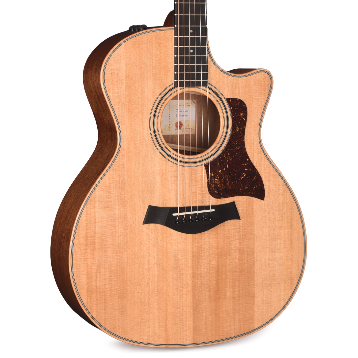 Taylor 314ce Studio Grand Auditorium Torrefied Sitka/Sapele Natural ES2 Acoustic Guitars / OM and Auditorium