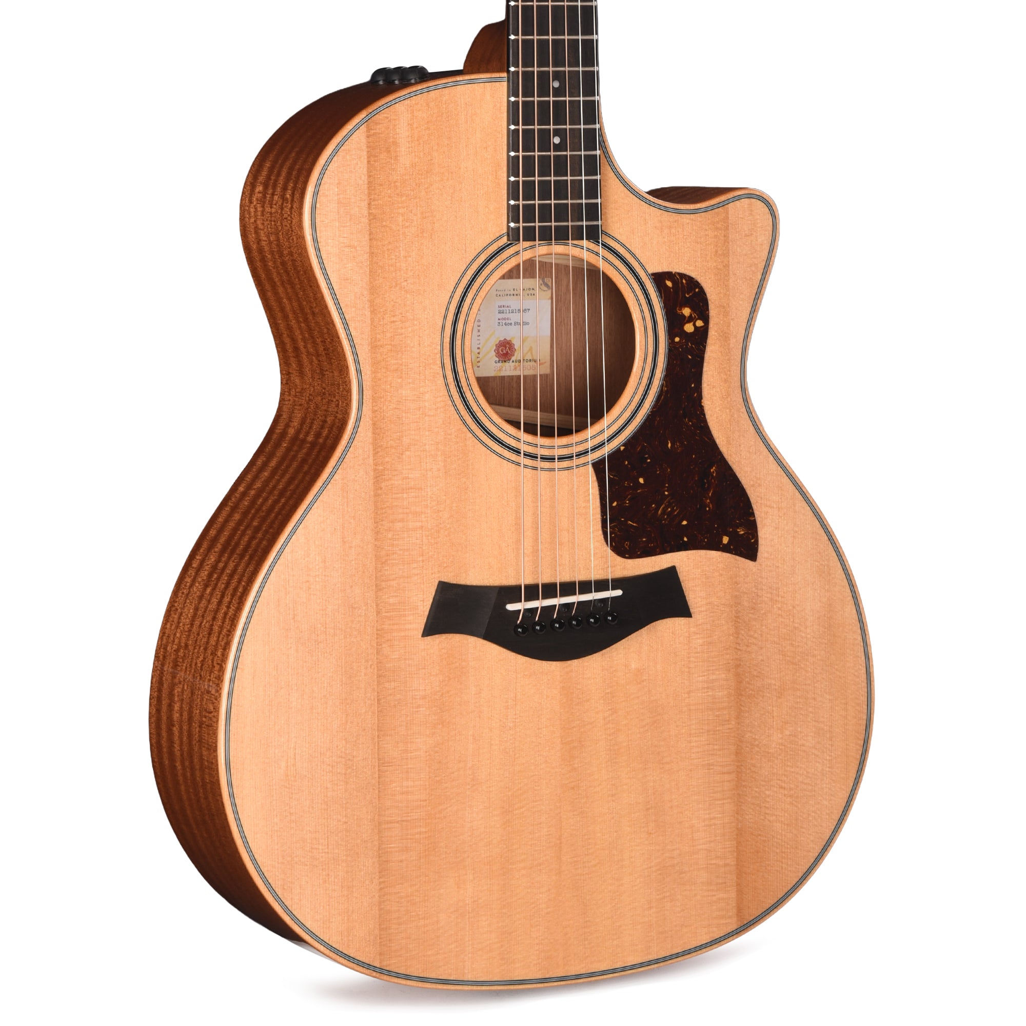 Taylor 314ce Studio Grand Auditorium Torrefied Sitka/Sapele Natural ES2 Acoustic Guitars / OM and Auditorium