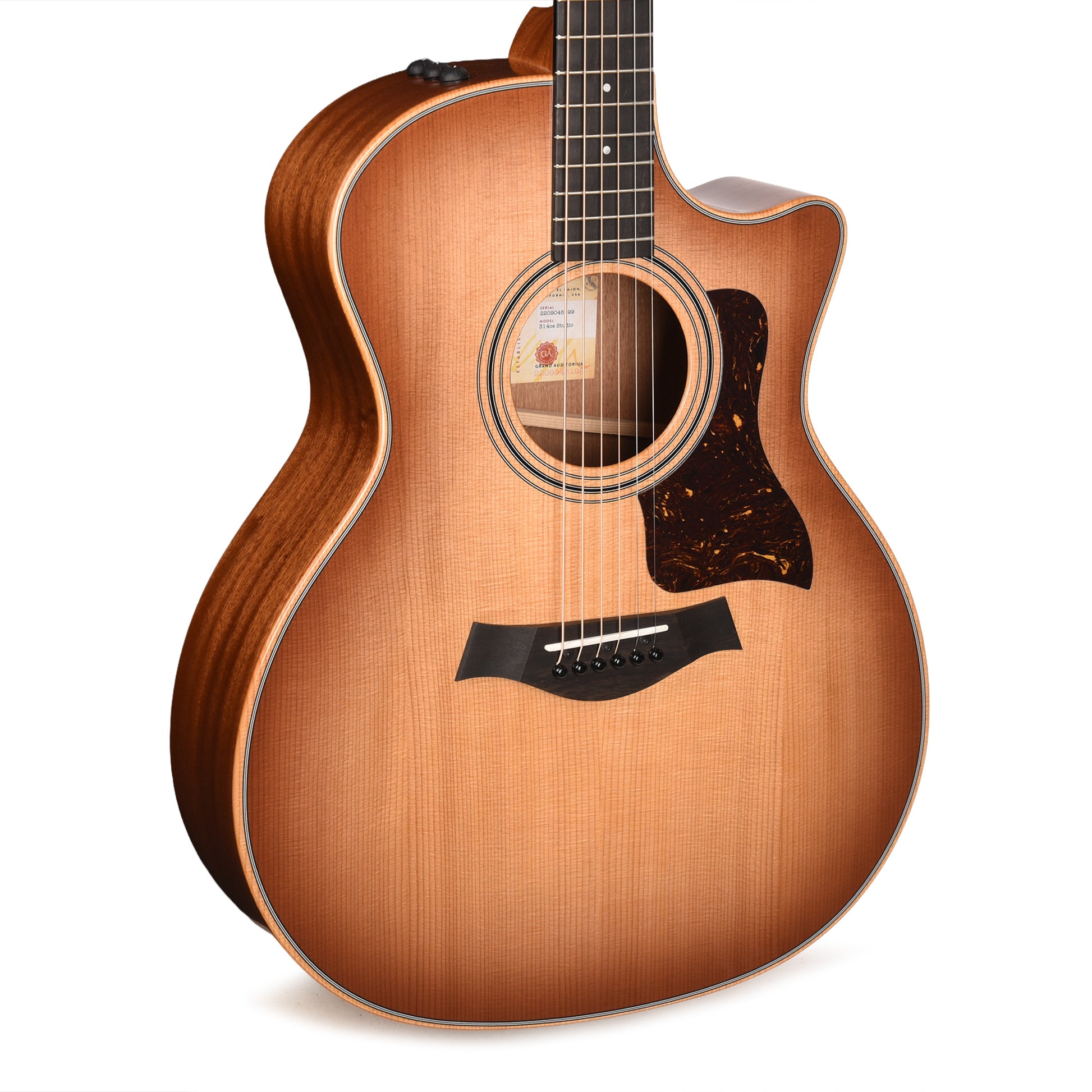 Taylor 314ce Studio Grand Auditorium Torrefied Sitka/Sapele Shaded Edgeburst ES2 Acoustic Guitars / OM and Auditorium