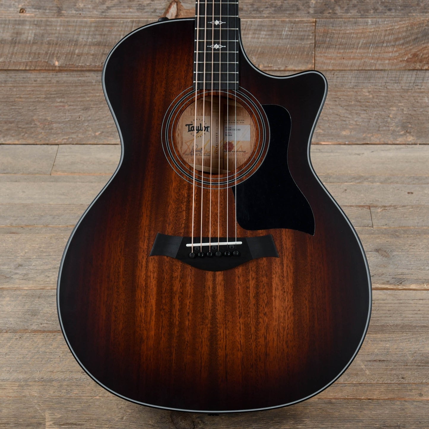 Taylor 324ce Grand Auditorium Mahogany Shaded Edgeburst ES2 Acoustic Guitars / OM and Auditorium
