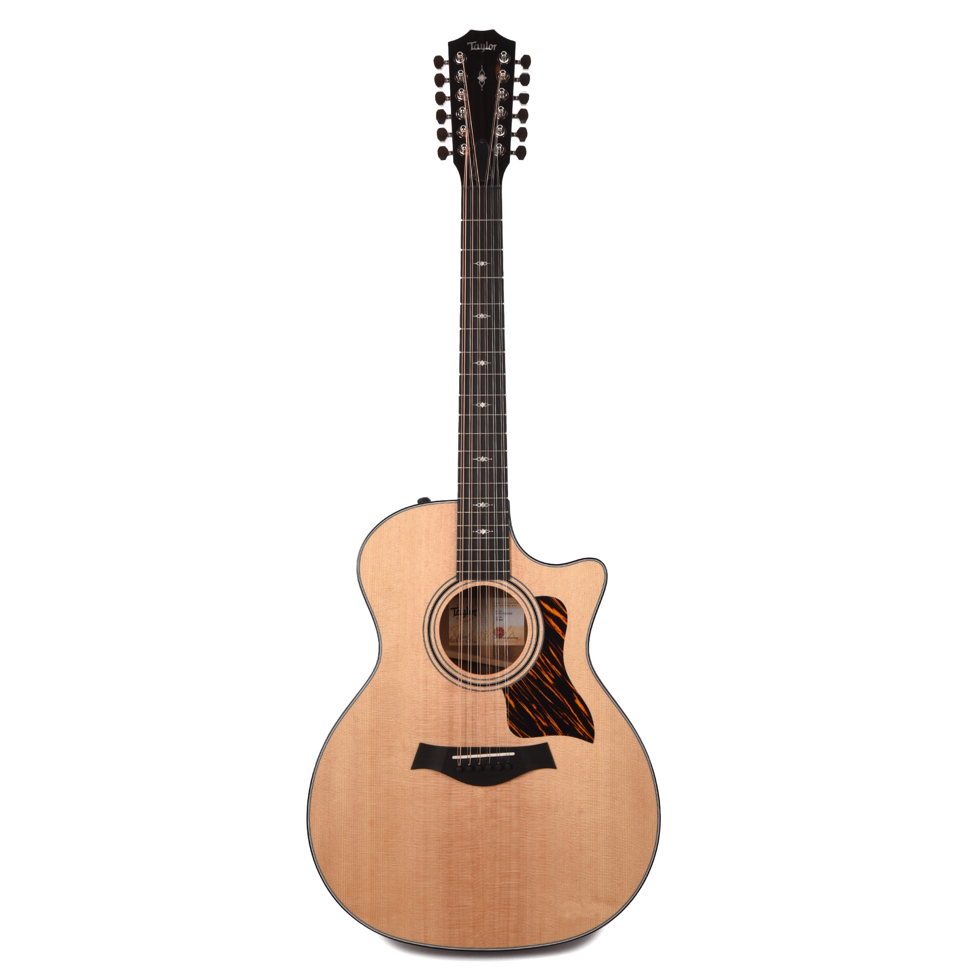 Taylor 354ce 12-String Grand Auditorium Sitka/Sapele Natural ES2 Acoustic Guitars / OM and Auditorium