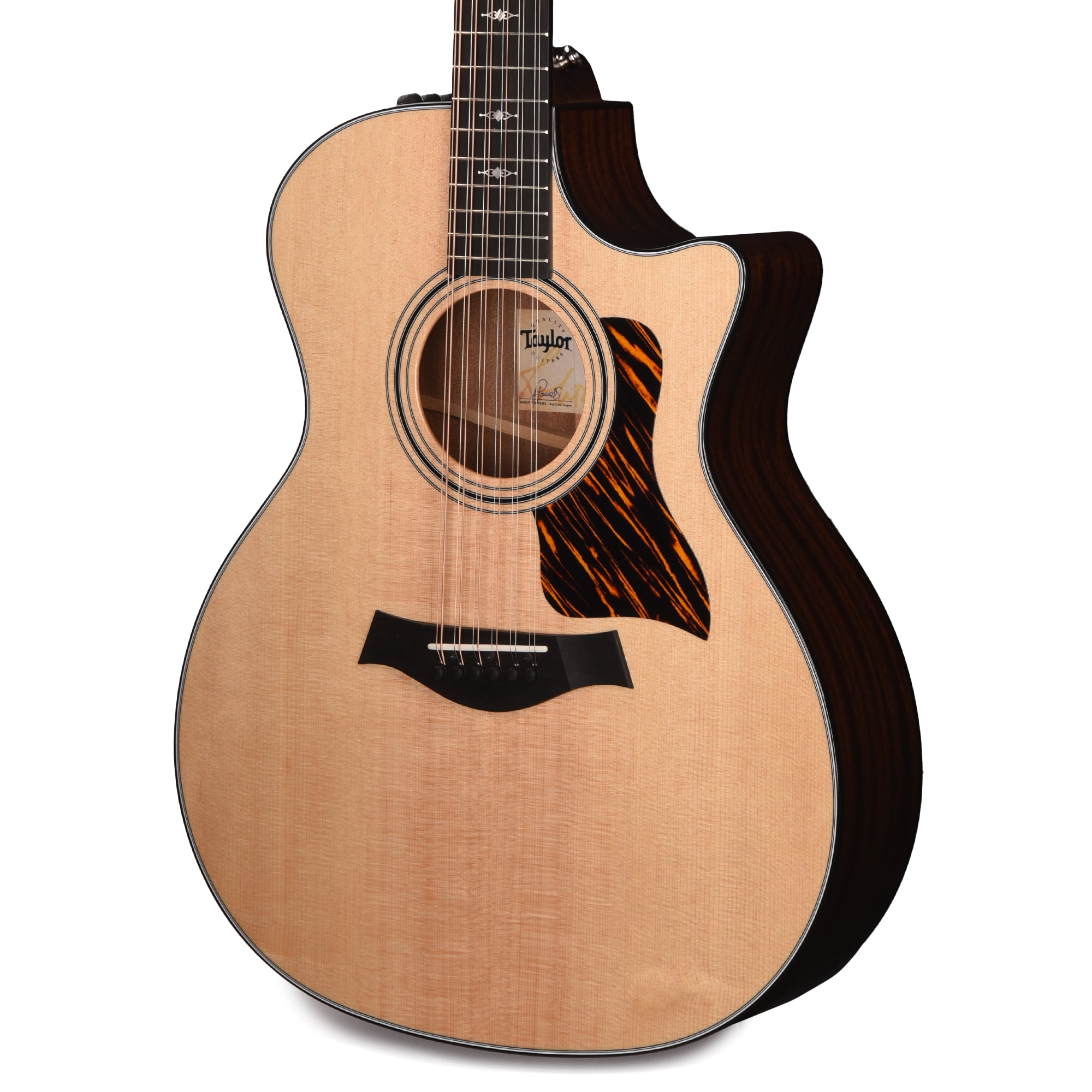 Taylor 354ce 12-String Grand Auditorium Sitka/Sapele Natural ES2 Acoustic Guitars / OM and Auditorium
