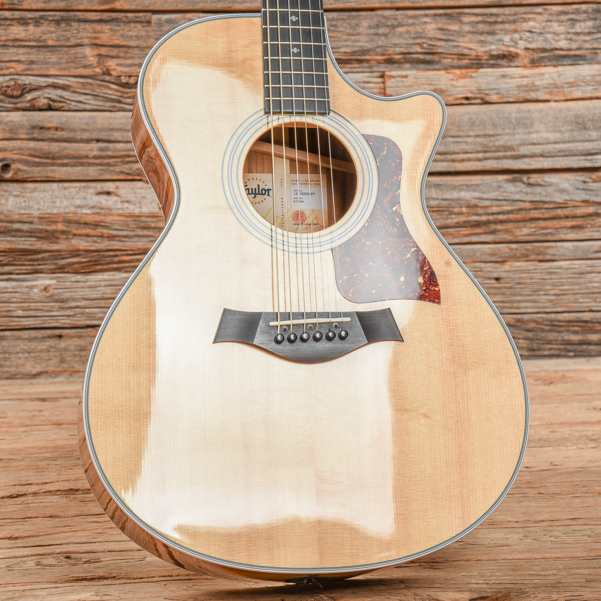 Taylor 412ce Natural 2020 Acoustic Guitars / OM and Auditorium