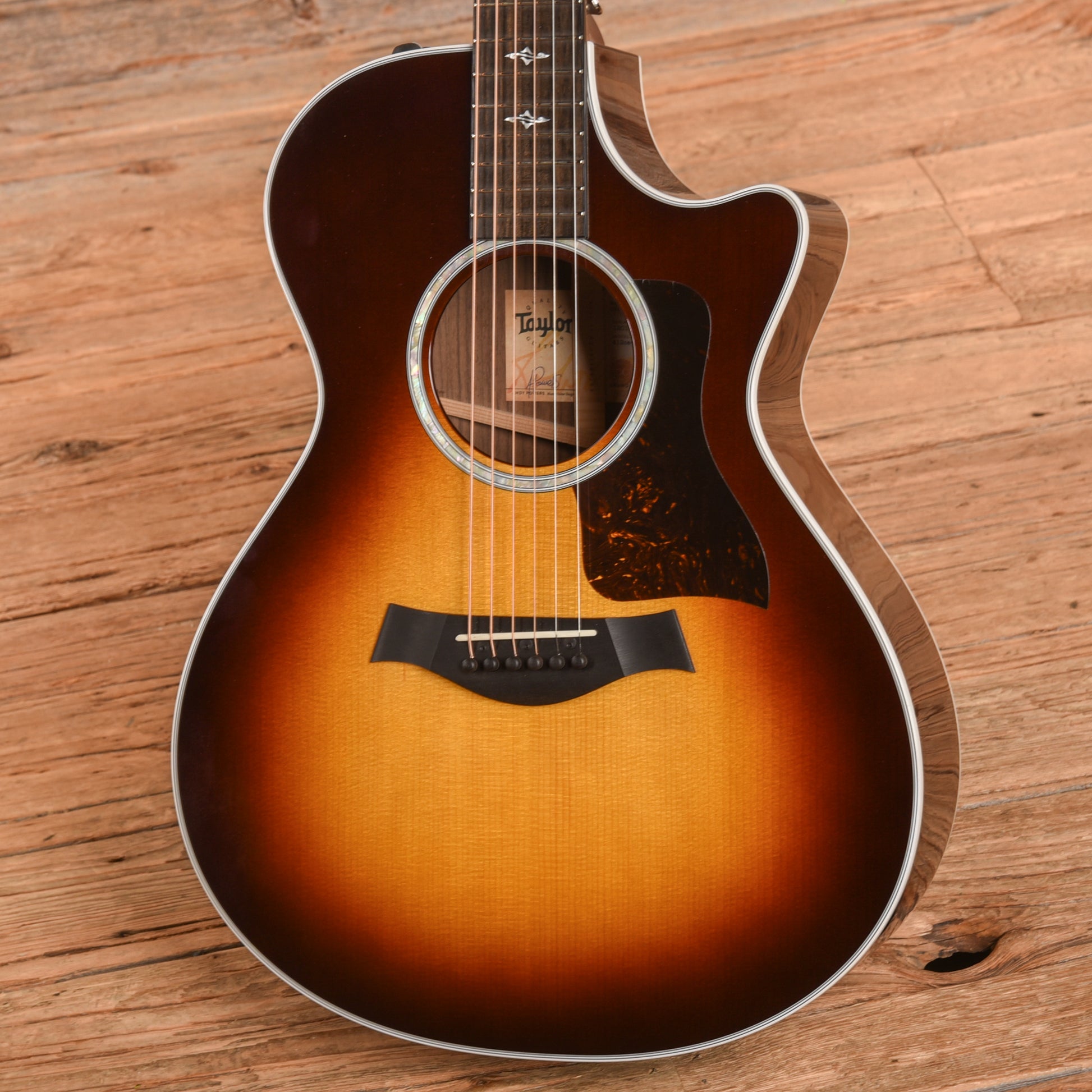 Taylor 412ce-R Sunburst 2023 Acoustic Guitars / OM and Auditorium