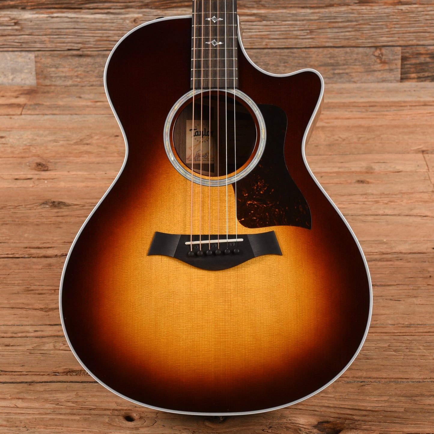 Taylor 412ce-R with V-Class Bracing Sunburst Acoustic Guitars / OM and Auditorium