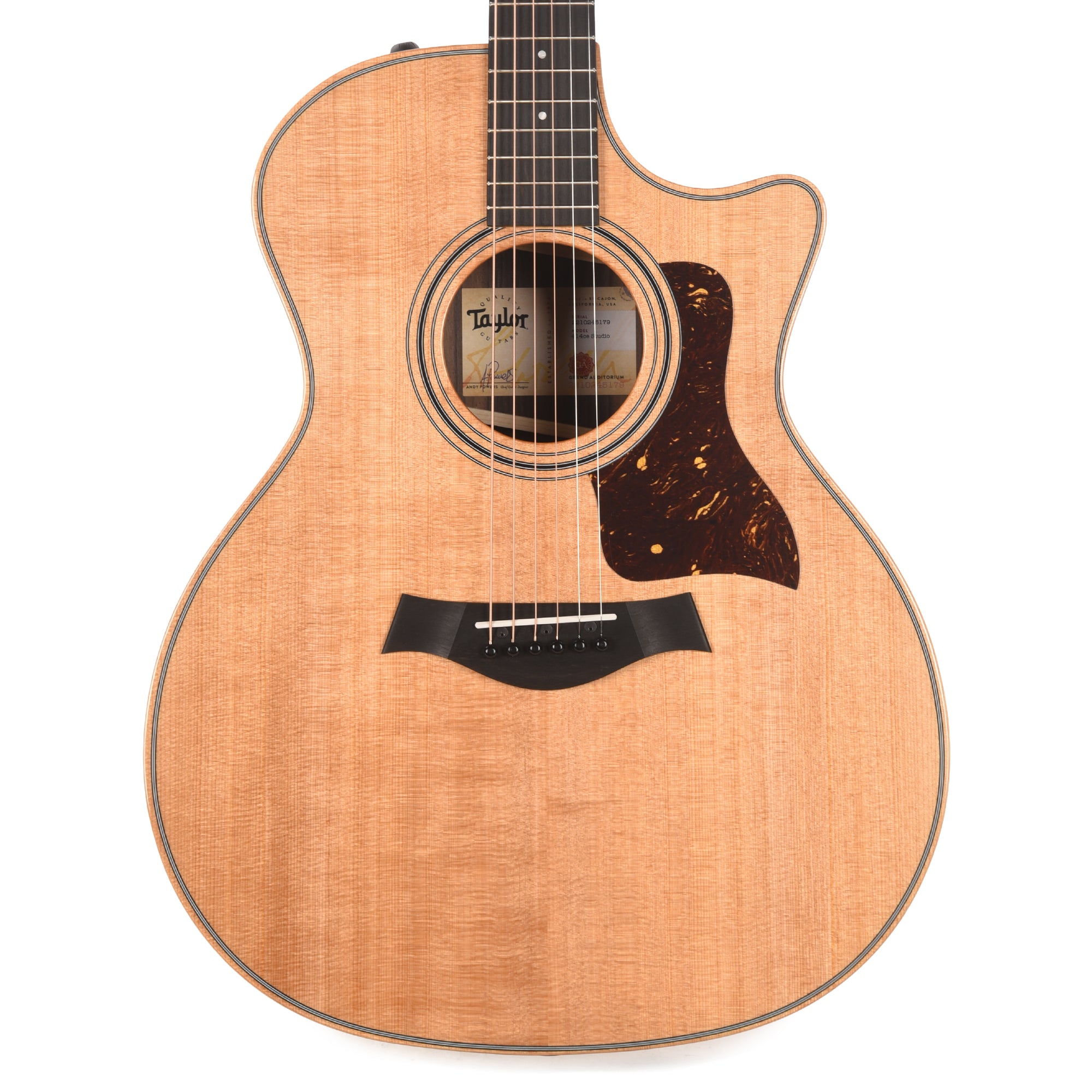 Taylor 414ce Studio Grand Auditorium Torrefied Sitka/Indian Rosewood Natural Top ES2 Acoustic Guitars / OM and Auditorium