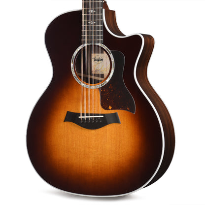 Taylor 454ce 12-String Grand Auditorium Sitka/Rosewood Sunburst Top ES2 Acoustic Guitars / OM and Auditorium