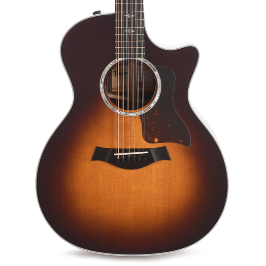 Taylor 454ce 12-String Grand Auditorium Sitka/Rosewood Sunburst Top ES2 Acoustic Guitars / OM and Auditorium