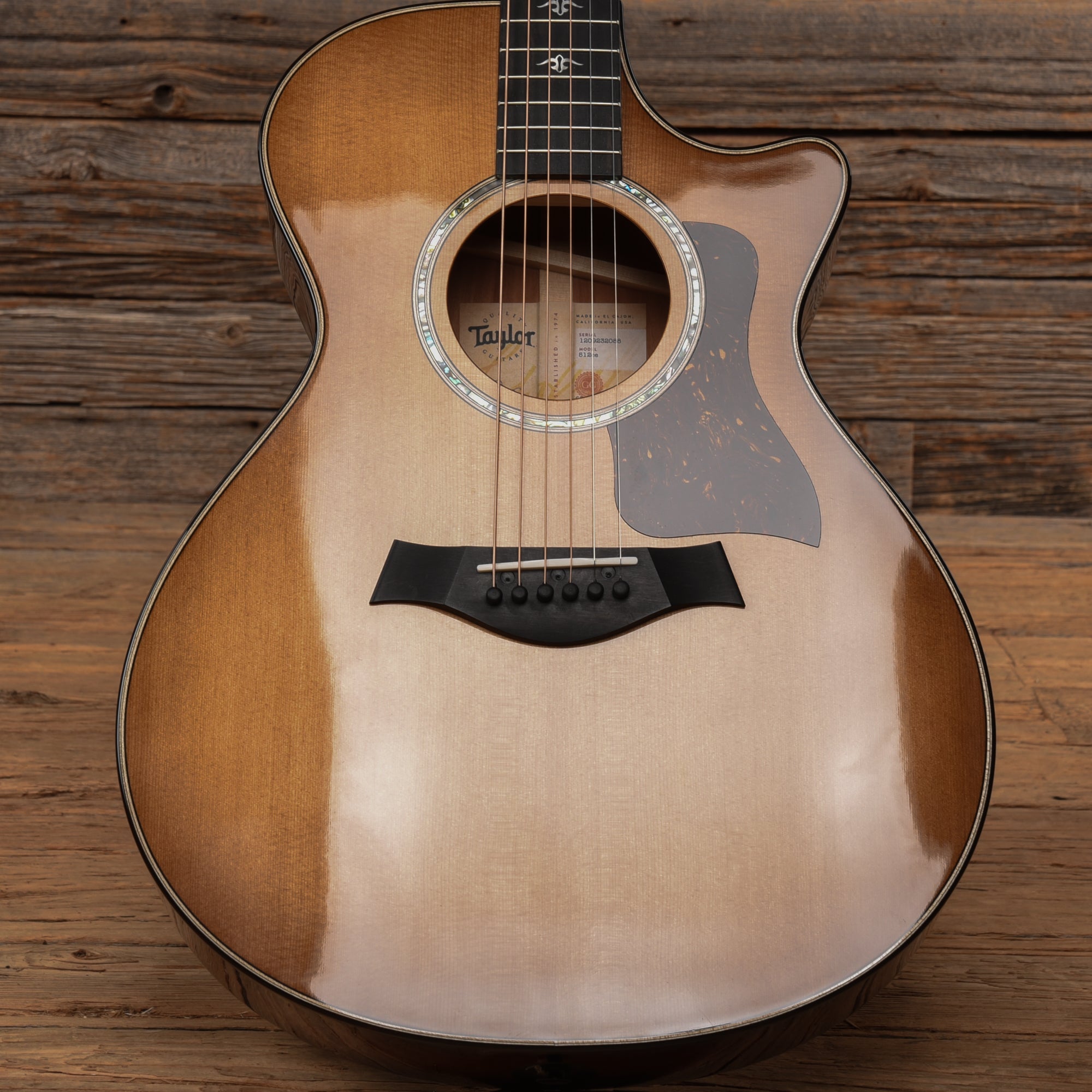 Taylor 512ce Urban Ironbark Edgeburst 2022 Acoustic Guitars / OM and Auditorium